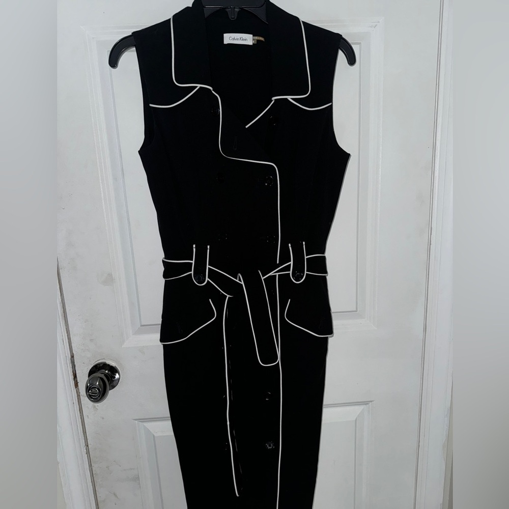 Calvin Klein button up dress